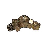 Au-ve-co Products 15133 | Grease Fitting M6-1.0 45 Degree