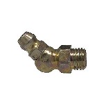 Au-ve-co Products 15136 | Grease Fitting M8-1.0 45 Degree