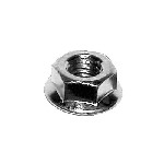 Au-ve-co Products 17084 | Spin Lock Nut With Serrations 1/2-13 Thrd 1In O.D.