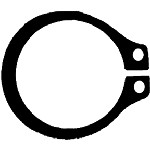 Au-ve-co Products 10120 | Retaining Ring Basic External 11/16 Dia