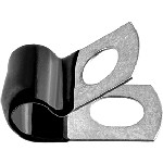 Au-ve-co Products 10599 | Closed Clamp 5/16 - Galvanized Vinyl Coated