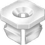 Au-ve-co Products 11691 | Headlight Bezel Nut , 8 Screw Size