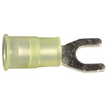 Au-ve-co Products 12162 | Solderless Terminal Spade 12/10 Ga 8/10 Stud