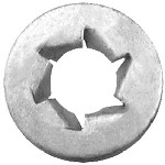 Au-ve-co Products 12260 | Pushnut Bolt Retainer M10-1.5 24Mm Od