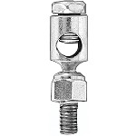 Au-ve-co Products 12305 | Damper Control Swivel 1/4-20