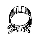 Au-ve-co Products 12682 | 3/8 Hose Clamp