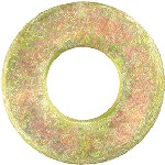 Au-ve-co Products 12771 | 1/4 Uss Hi Strength Washer Zinc-Ylw