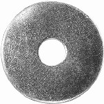 Au-ve-co Products 1294 | 7/16 Id X 1 3/4 Od Washer Zinc