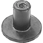 Au-ve-co Products 13005 | Rubber Nut 8-32 Thread .750 Head Dia.
