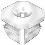 Au-ve-co Products 13450 | Gm Nylon Nut 8 Screw Size 1/16-5/32 Range