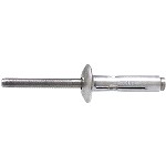 Au-ve-co Products 13770 | Klamp Tite Rivet 1/4 Dia.3/16-3/8 Range