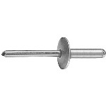 Au-ve-co Products 13796 | Blind Tack.Rivet Lge Flange Head 13/16 Length
