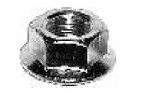 Au-ve-co Products 14876 | Spin Lock Nuts With Serrations, 3/8