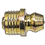 Au-ve-co Products 15061 | Grease Fitting 5/16 Drive Fit Straight 9/16 Length