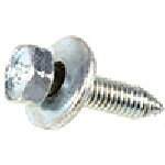 Au-ve-co Products 15788 | Hex Hd Sems Body Bolt Zinc M6-1.0 X 25Mm