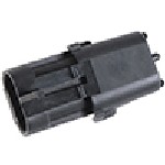 Au-ve-co Products 15951 | 2-Cavity Connector Shell For Male Terminal