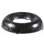 Au-ve-co Products 16011 | 6 Countersunk Brass Finish Washer Blk Ebonol
