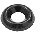 Au-ve-co Products 16012 | 8 Countersunk Brass Finish Washer Blk Ebonol