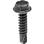 Au-ve-co Products 16040 | Hex Washer Head Teks Screw 8 X 3/4