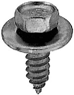 Au-ve-co Products 16828 | Hex Head Sems Tap Screw M6.3-1.81 X 20Mm
