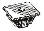 Au-ve-co Products 17609 | Honda Grille Spacer Grommet 10 Screw Size