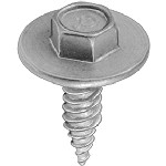 Au-ve-co Products 18934 | Hex Washer Head Tap Screw 14 X 7/8 Zinc