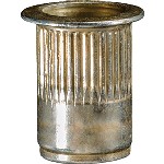 Au-ve-co Products 19220 | Gm Insert Nut M6-1.0 .7Mm-4.2Mm Grip Znc&Yllw