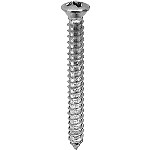 Au-ve-co Products 1932 | Phil Oval 6 Hd Tap Screw 8 X 1-1/2 Chrome Ab