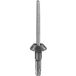 Au-ve-co Products 19376 | Volvo Rivet 5/32 Dia. 1/8-11/32 Grip Aluminum Black