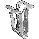 Au-ve-co Products 19421 | Ford Front Door Scuff Plate Retainer