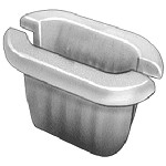 Au-ve-co Products 19435 | Gm Radiator Screw Grommet 6 Screw