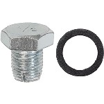 Au-ve-co Products 19587 | Oil Drain Plug With Gasket Sngl