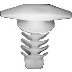 Au-ve-co Products 19678 | Ford Weatherstrip Retainer Wh