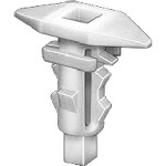 Au-ve-co Products 19724 | Nissan Cowl Seal Retainer 6Mm X 16Mm Hd Sz