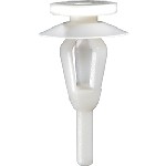 Au-ve-co Products 19802 | Chrysler Door Moulding Retainer White Nylon