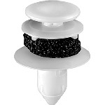 Au-ve-co Products 19804 | Chrysler Trim Panel Retainer W/Sealer White