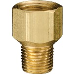 Au-ve-co Products 201 | Brass Male Connector 5/16 Tube Size 1/8 Thread