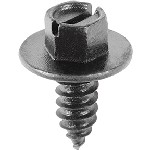 Au-ve-co Products 20446 | Slotted Hex Wshr Head Lic. Plt Screw 14 X 5/8