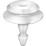 Au-ve-co Products 20672 | Nissan Cowl Vent Retainer 13Mm Stm Length