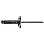 Au-ve-co Products 20741 | Specialty Rivet All Aluminum Black - Gm