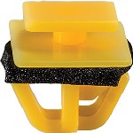 Au-ve-co Products 21064 | Hyundai Moulding Clip - Yellow Nylon