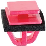 Au-ve-co Products 21484 | Kia Moulding Clip With Sealer- Red Nylon