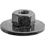Au-ve-co Products 24434 | Free Spinning Wshr Nut M6-1.0 24Mm Wshr O.D.