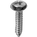 Au-ve-co Products 2775 | Phillips Oval Head Sems Flush Washer Tapping Screw, 8 X 7/8