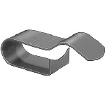Au-ve-co Products 3758 | Wire Loom Clips Black 3/8 Clamping Dia