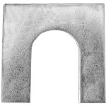 Au-ve-co Products 5076 | Shim 1/16 Thk 1-1/8 X 1-1/8 With 1/2 Slot