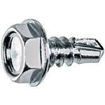 Au-ve-co Products 9613 | 10 X 1/2 Hex Washer Head Teks T.Szinc
