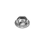 Au-ve-co Products 10764 | Washer Lock Nut 5/16-18 13/16Od 1/2 Hex - Zinc