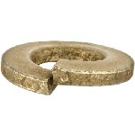 Au-ve-co Products 11926 | 5/16 High Alloy Split Lock Washer - Zinc/Yel