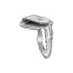 Au-ve-co Products 12134 | Trim Panel Fastener - Chrysler